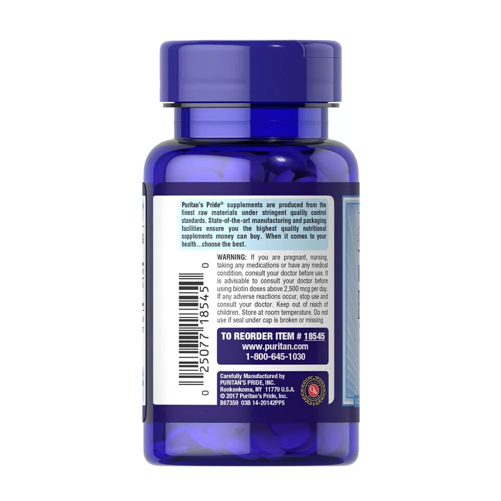 Biotina Puritans Pride 7500mcg