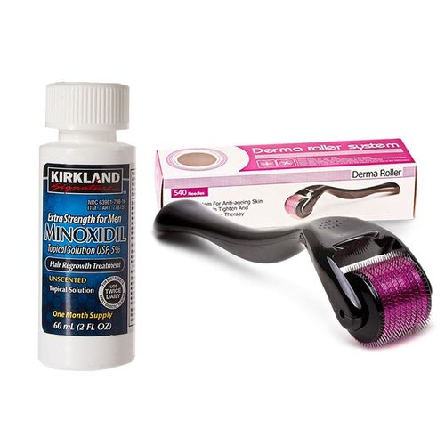 Pack Minoxidil 3 + Derma Roller